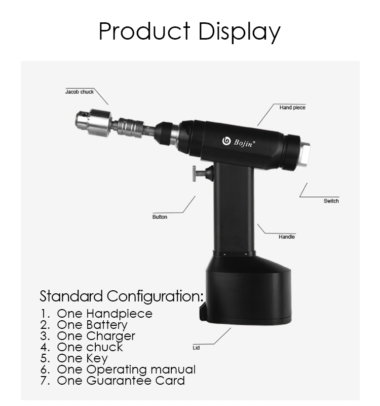 Bj6107b Autoclavable for Joint Operation Acetabulum Ream Drill